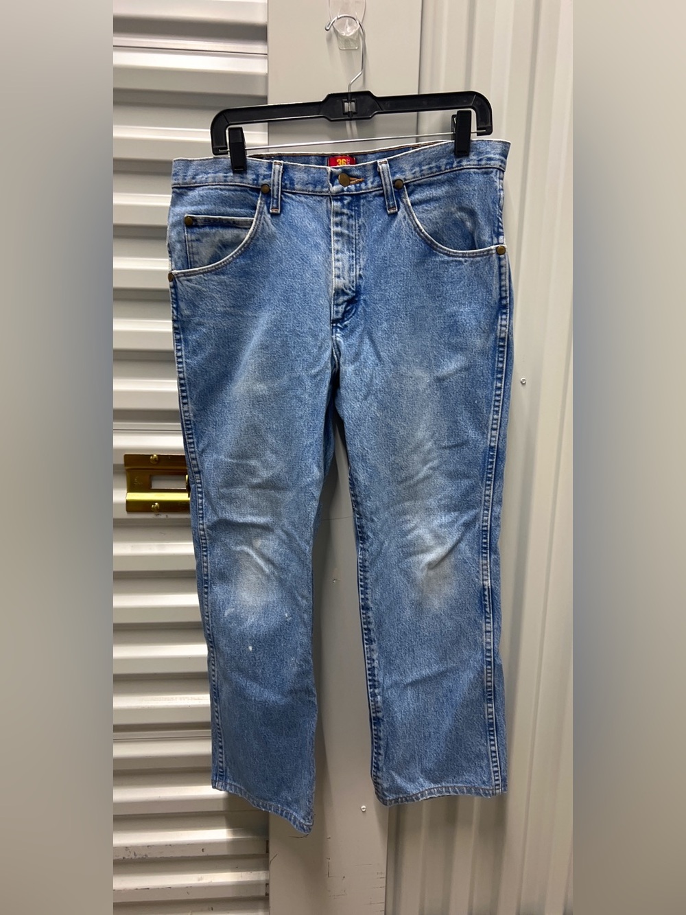 Wrangler 36MWZSW Slim Fit Jeans Blue Denim Men’s Size 33x30